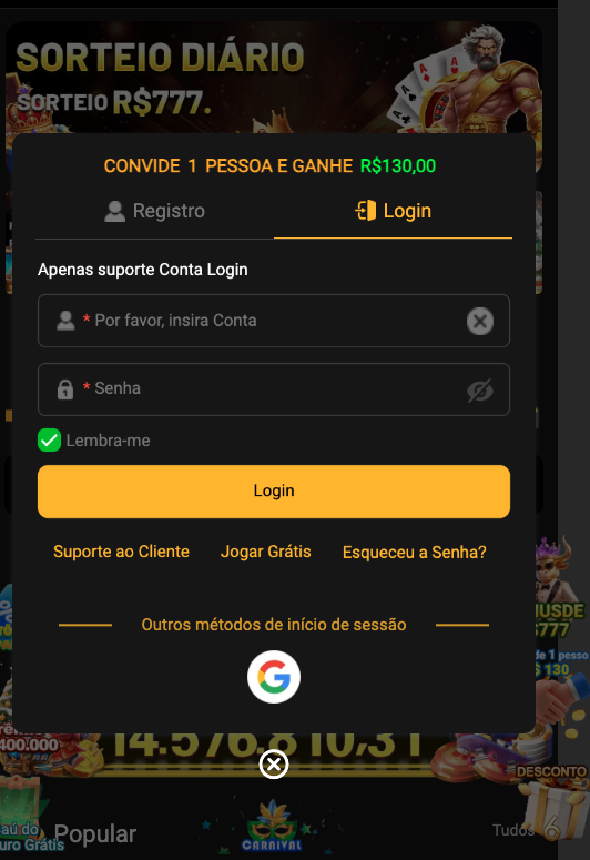 Aplicativo móvel BET361